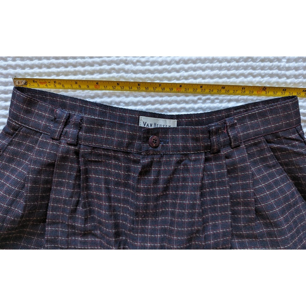 Van Huesen Checkered Plaid Pants Size 10 - Picture 3 of 7